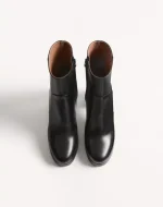 Valentino Fawcette Platform Ankle Boot In Calfskin 90Mm - Image 5